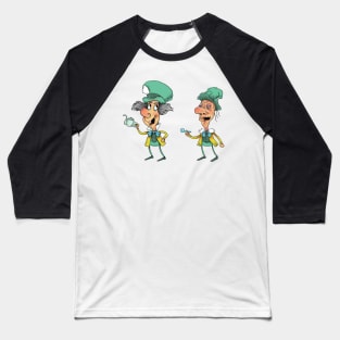 mad hatter on ice Baseball T-Shirt